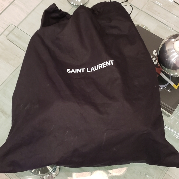 NWOT-  Saint Laurent City Glitter Backpack - Picture 16 of 16